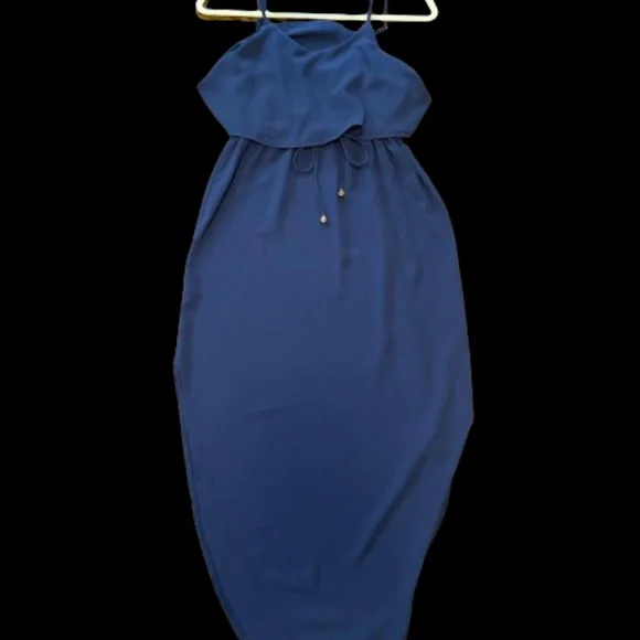 Amazon | Dresses | Amazon Navy Blue Maxi Dress Size Small | Poshmark